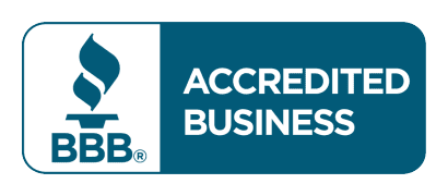 Better Business Bureau accredited business badge