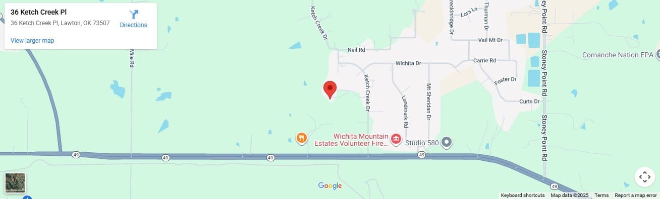 Google map image for Wichita Mountains Lodge